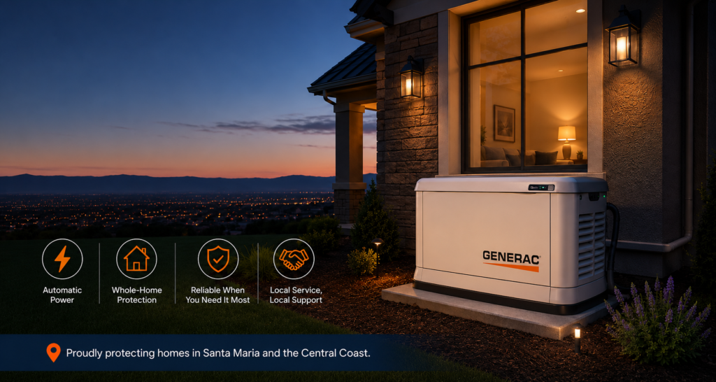 Home Backup Generators for Santa Maria Homeowners